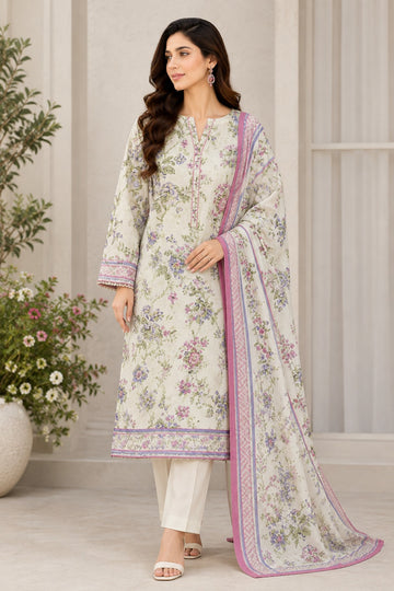 Elaf Factory Leftover Lawn Digital Print 3 Piece Dress J0990